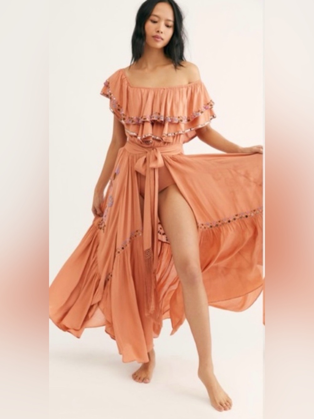 NWT Free People Bali Stevie Festival Bodysuit🌼🌸🌻
